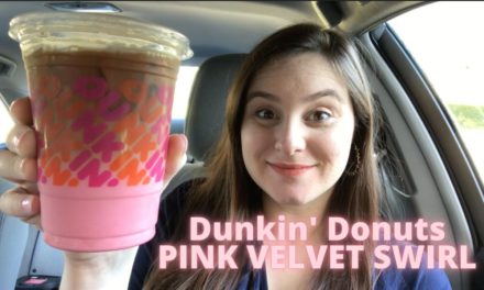 Dunkin' Donuts Pink Velvet Swirl Iced Macchiato is Back for 2021!