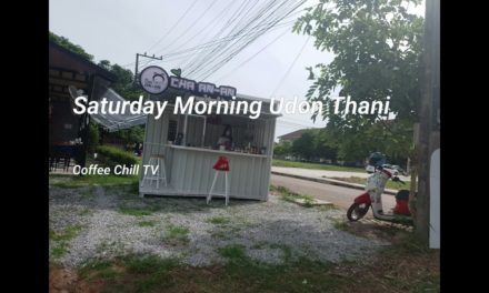 Cafe Latte @ Cha Fin-Fin – Saturday Morning Kiosk Style, Udon Thani Thailand #isaan #…