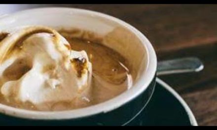 " #momseverkitchenreview "affogato with large black coffee cup 😋😋😋