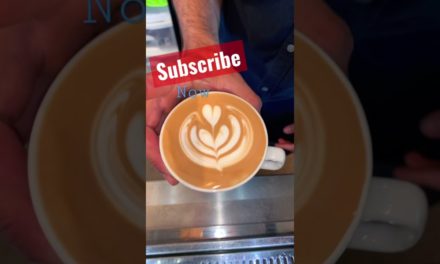 Tulip latte art #latteart #cappuccino #coffee