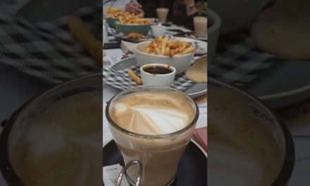 cafe latte in chips