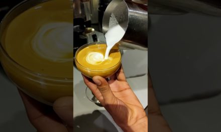 Making Piccolo Latte Hot Coffee  Latte Art  Piccolo Latte  Hot Coffee  Barist…