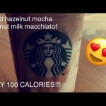 Healthy Starbucks| Hazelnut Mocha Coconut milk Macchiato