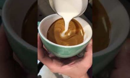 Latte Art Barista tutorial 101 #EP (130)