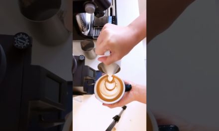 Latte Art Barista tutorial 101 #EP (195)