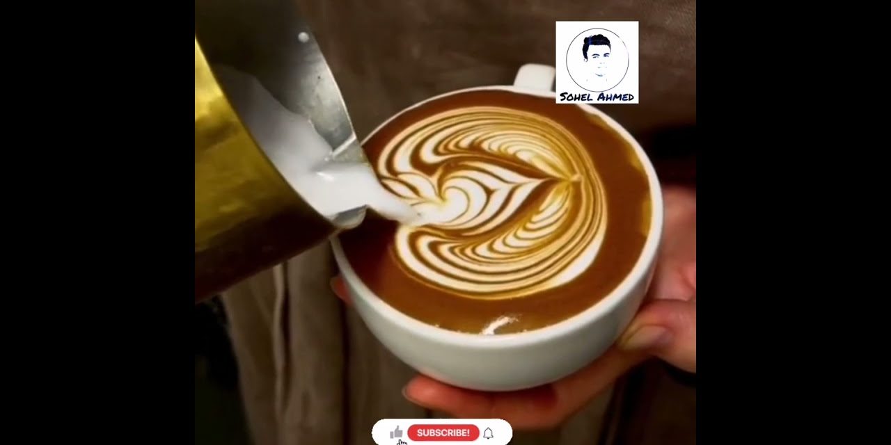 Latte Art|Copy post| #starbucks #art #coffee #short #vlog #viral#free #cafelatte …
