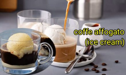 affogato coffee with ice cream|قهوة افوكادو بالآيس كريم