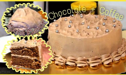 Chocolate Coffee (Mocha) Buttercream Frosting | Mocha Cake