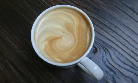 Strong caffe latte AUD4 – Liason Cafe, Melbourne – top