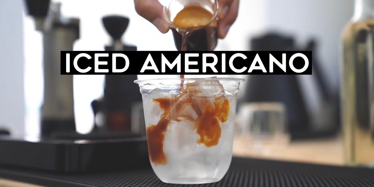 Iced Americano x Flair Espresso Pro2 เมนูยอดฮิต ขนาดแก้ว 12 ออนซ์ ลองทำเลย !!