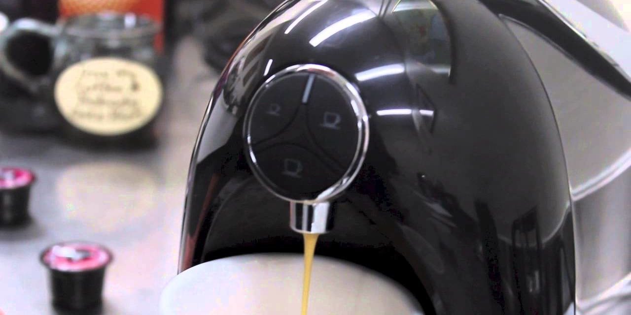 Making A Coffee using the Caffitaly System S14 Coffee Capsule Machine