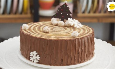 Mocha Stump cake chocolate coffee chiffon roll cake Bûche de noël chocolat cafe 摩卡树桩蛋…