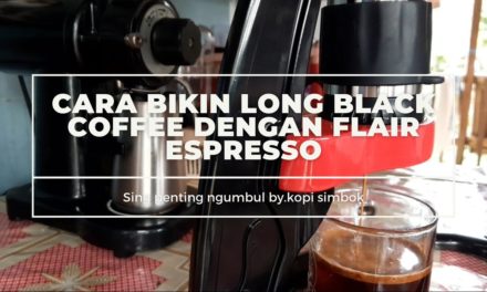 Cara bikin long black coffee