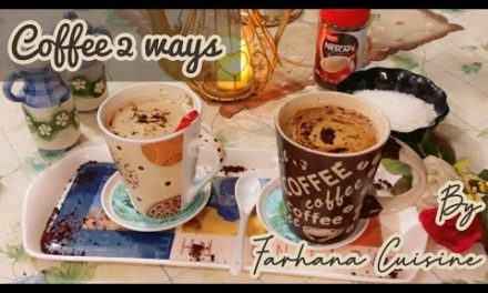 Coffee in 2 different ways | Cappuccino | Mocha Coffee | Farhana Cuisine