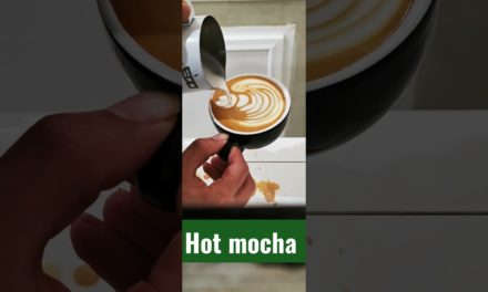 hot mocha coffee #hot coffee#coffeelover