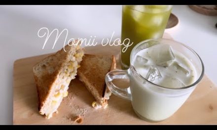 Homecafe | Homemade sweet corn sandwich | DIY coffee dripper | Homemade affogato | Ma…
