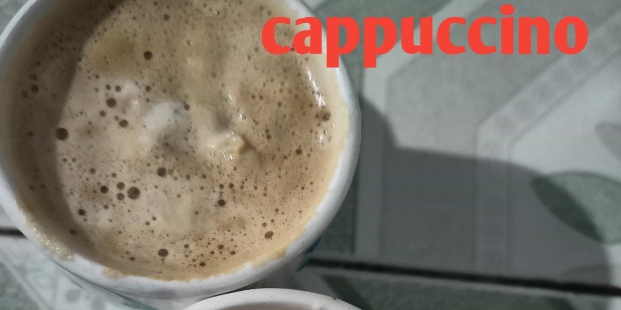 cappuccino coffee recipe at home only 3 nigredients