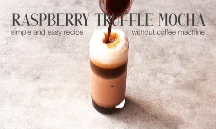 Raspberry truffle mocha | DIY iced coffee at home