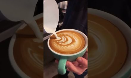 Latte Art Barista tutorial 101 #EP (450)