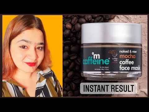Mocha coffee face Mask Demo And review
