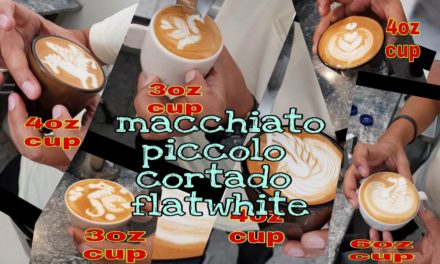 3oz cup for macchiato 4oz cup for piccolo and cortado 6oz for flatwhite. #coffee #bar…