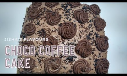 Chocolate Coffee Cake Recipe in Malayalam  II Chocolate Mocha Cake II Jisha'sFlav…