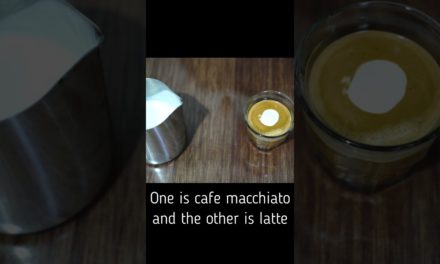 The difference between latte macchiato and cafe macchiato