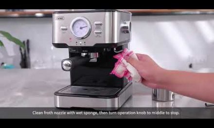 Espresso Machines 15 Bar Coffee Machine with Milk Frother Wand for Espresso, Cappucci…