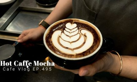 Cafe Vlog EP.495 | Hot Caffe Mocha | Small cup | Tulip latte art | Barista vlog | Caf…