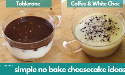 Simple Toblerone Cheesecake & Coffee Cheesecake No bake