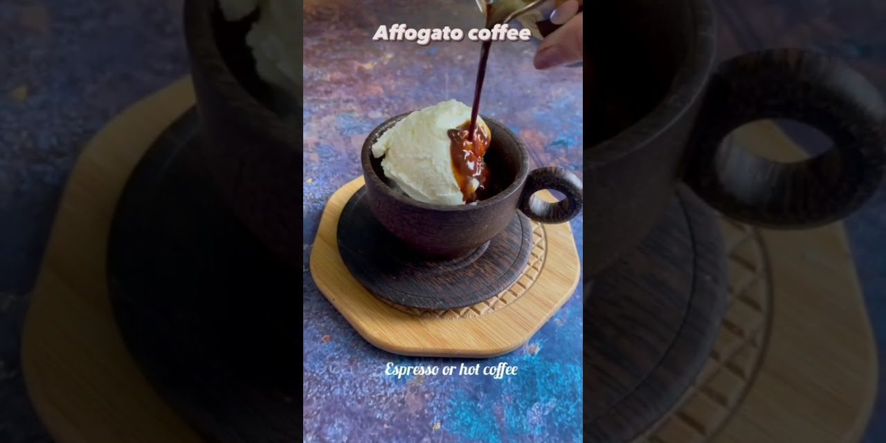 Affogato coffee | Ice cream coffee | Tenet style coffee satisfying video | coffee lov…