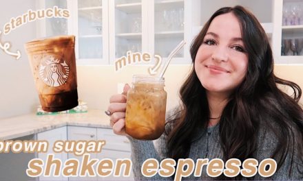 How to Make a Starbucks Brown Sugar Oat Milk Shaken Espresso AT HOME