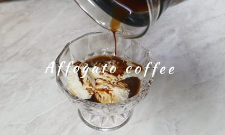 How to make affogato coffee dessert #homecafe #affogato