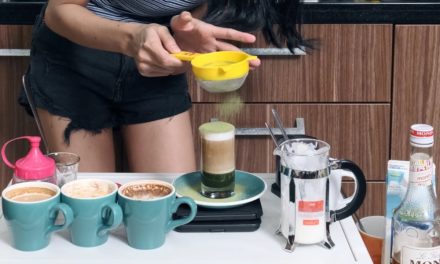 Membuat Hot Cappuccino, Caramel Macchiato, Cafe Mocha & Green Tea Coffee Mengguna…
