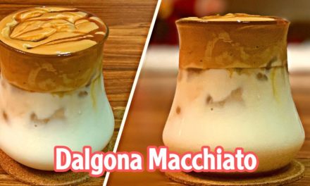 How to Make Caramel Macchiato Dalgona (Easy Recipe) | Dalgona Macchiato | Whipped Cof…