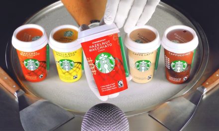 ASMR – STARBUCKS Coffee Ice Cream Rolls | Macchiato, Cappuccino & Caffè Latte Mix…