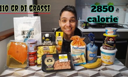 Mangio Pulito con 110 GR di GRASSI | Full Day Of Eating