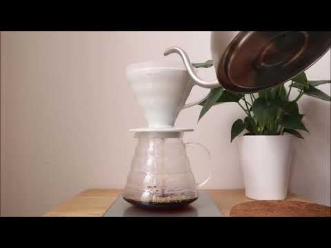 Hario V60 Coffee Series: Part 1 – Affogato and Chocolate Chiffon Cake (with my BTS pi…