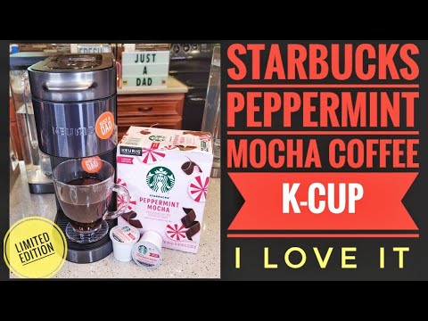 STARBUCKS Christmas Peppermint Mocha Coffee K-Cup Keurig K-Supreme Plus Smart Coffee …
