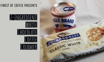 2-Ingredient White Mocha Coffee Creamer!