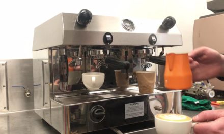 Dual fuel Fracino semi automatic traditional espresso machine