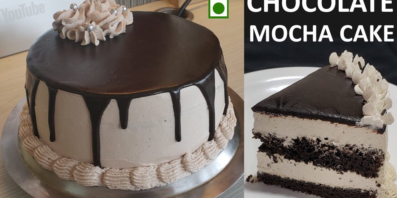 Eggless Chocolate Mocha Cake | Eggless & Without Oven | Eggless Coffee Cake Recip…