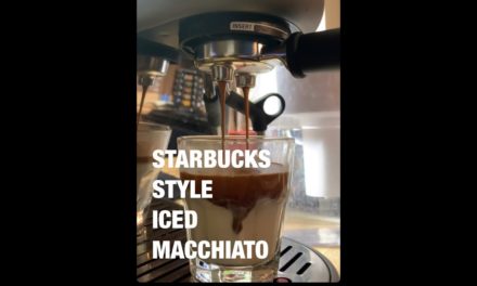 Starbucks Iced Macchiato style with Breville Bambino