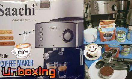 Coffee Maker Saachi | Unboxing| Affordable and Easy to use. Cafe latte, Cappuccino an…