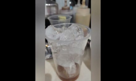 Making Iced Coffee Macchiato