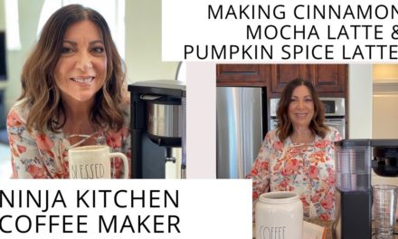 Making Cinnamon Mocha Latte & Pumpkin Spice Latte On My Ninja Coffee Maker|Nation…