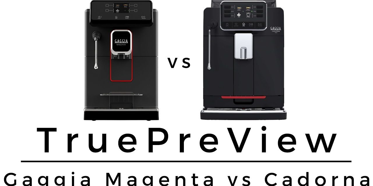 Gaggia Magenta vs Cadorna – Bean to Cup Coffee Machine Comparison