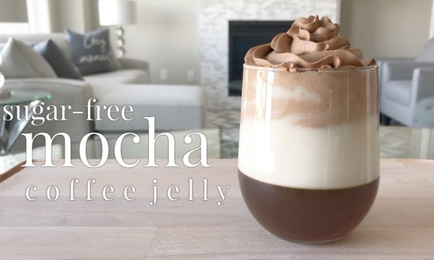 Sugar-free Mocha Coffee Jelly | Keto