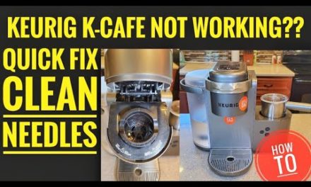 HOW TO FIX Keurig K-Cafe Latte Cappuccino Coffee Maker CLEAN NEEDLES Quick Fix