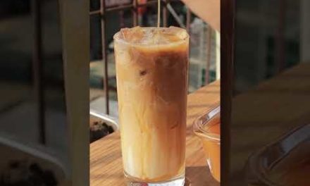 Coffee Session 6.1 | Iced Caramel Macchiato – Sốt Caramel, Cafe, Sữa không đường, Đá